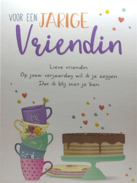 Verjaardagswensen vriendin. Gefeliciteerd en felicitaties tekst.